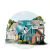 FINEAK 2K Indoor Security Camera 360 Pan Tilt Auto Tracking-1