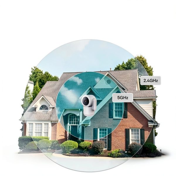 FINEAK 2K Indoor Security Camera 360 Pan Tilt Auto Tracking-1