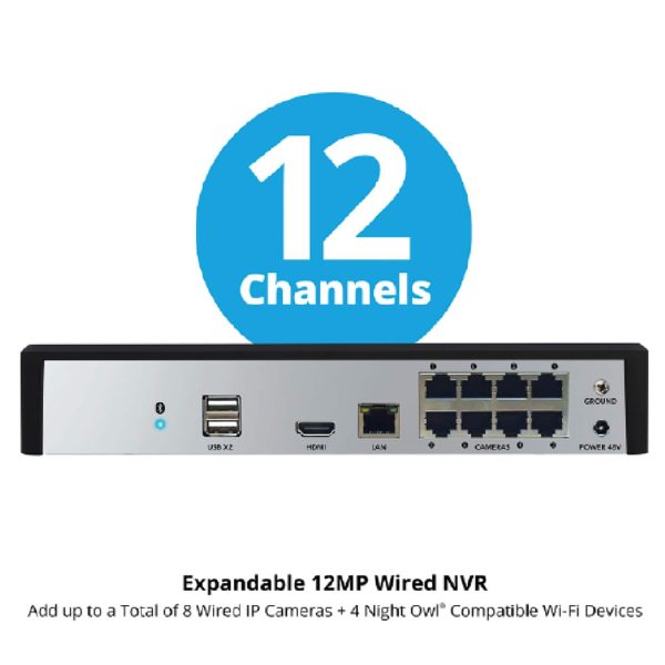 Night Owl 8 Channel NVR 6K Cameras 2TB Storage Expandable-10