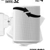 Sanus Sonos Era 100 Wall Mount Bracket Tilt Swivel-5