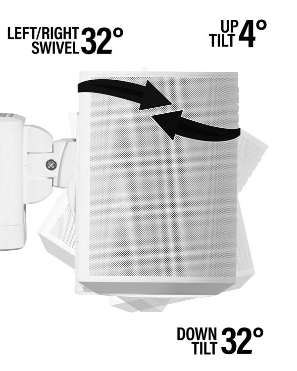 Sanus Sonos Era 100 Wall Mount Bracket Tilt Swivel-5