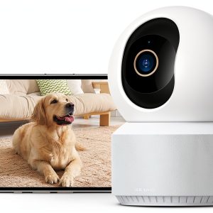 FINEAK Indoor Camera 4K UHD Pet Baby Security Wi-Fi 6-0
