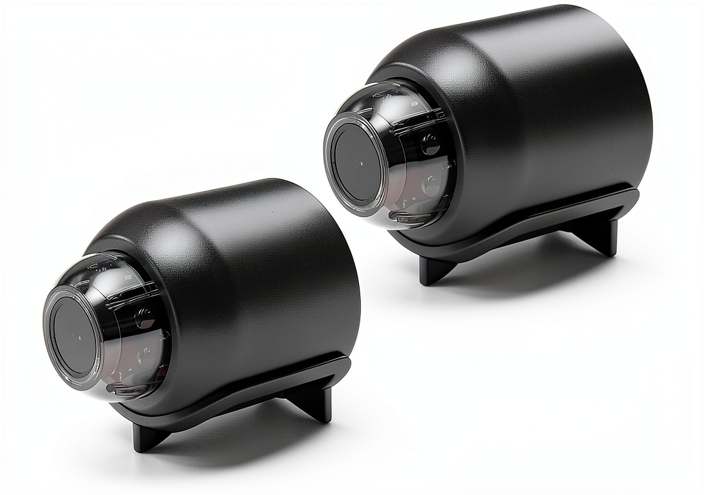 Cluzine Mini 5G WiFi Camera displaying 1080P HD video on a smartphone