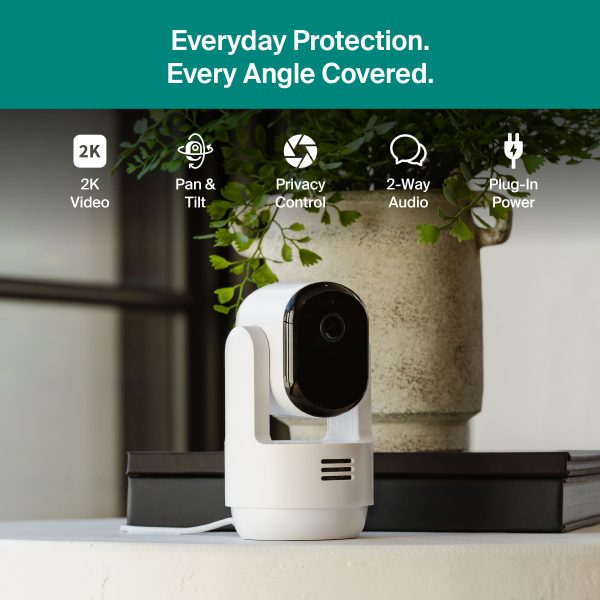 Arlo Essential Indoor Security Camera 2K Pan Tilt Plug In-4