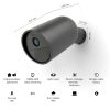 Philips Hue Wireless Security Camera Black Battery Powered-1