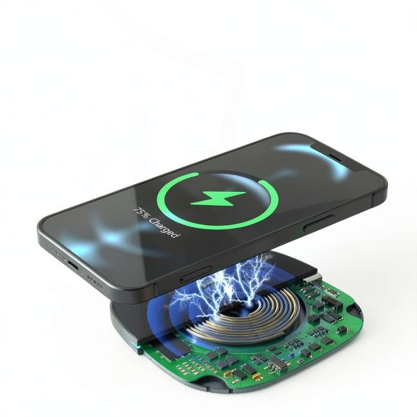 Esoulk 15W Wireless Fast Charger Pro Black White-3