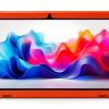 LINSAY Android 15 Tablet 10.1 Inch Octa Core 128GB Red-0