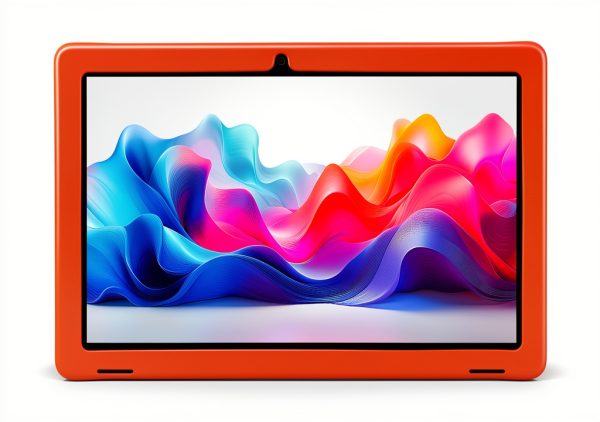 LINSAY Android 15 Tablet 10.1 Inch Octa Core 128GB Red-0