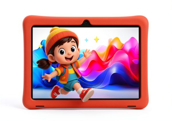 LINSAY Android 15 Tablet 10.1 Inch Octa Core 128GB Red-2