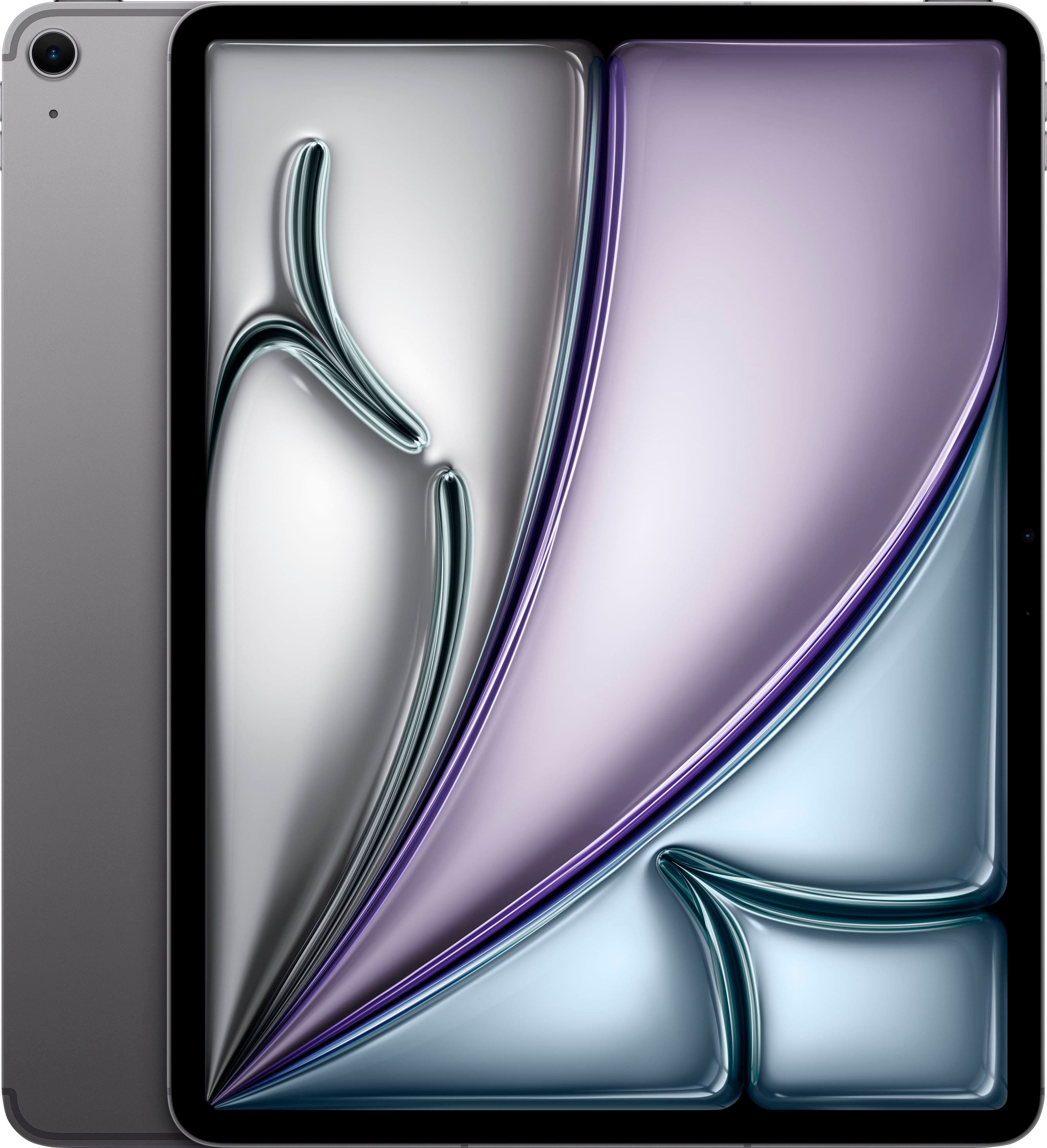 Apple iPad Air 13-inch displaying a creative app on the Liquid Retina screen