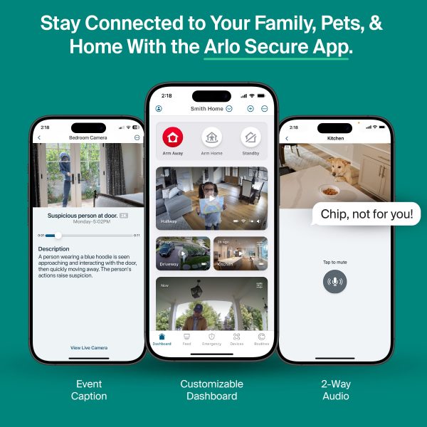 Arlo Essential Indoor Security Camera 2K Pan Tilt Plug In-7