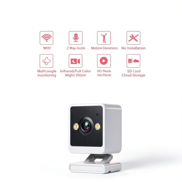Cluzine Tuya 3MP Mini Home Security Wireless Camera Indoor-2