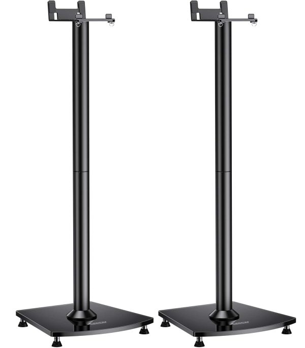 Sonos Speaker Stand Steel Glass Base Cable Management-0