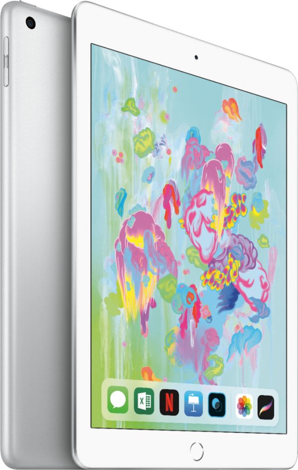 Apple iPad Wi Fi 128GB Silver Geek Squad Certified-3
