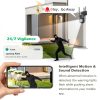 Cluzine 6MP Dual Lens Outdoor Security Camera AI Tracking-4