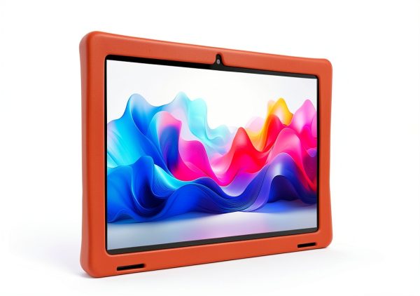 LINSAY Android 15 Tablet 10.1 Inch Octa Core 128GB Red-5
