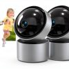 Cluzine 2K Indoor Security Camera 360 View AI Recognition-0
