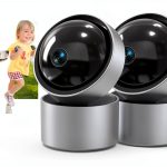 Cluzine 2K Indoor Security Camera 360 View AI Recognition-0