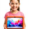 LINSAY Android 15 Tablet 10.1 Inch Octa Core 128GB Red-4