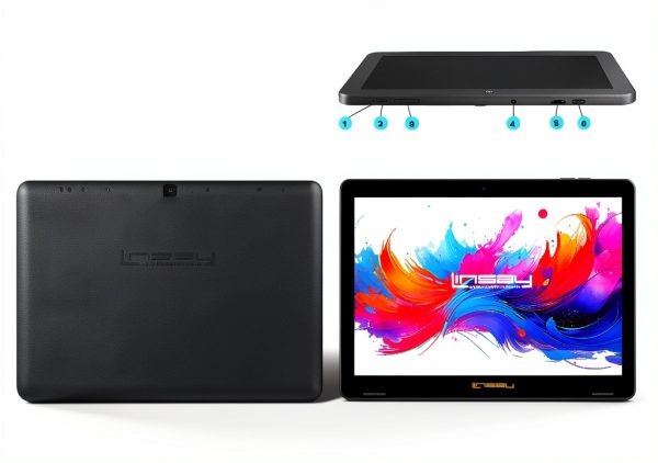 LINSAY 10.1 Inch Octa Core Android 15 Tablet 256GB Storage-5