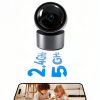 Cluzine 2K Indoor Security Camera 360 View AI Recognition-5