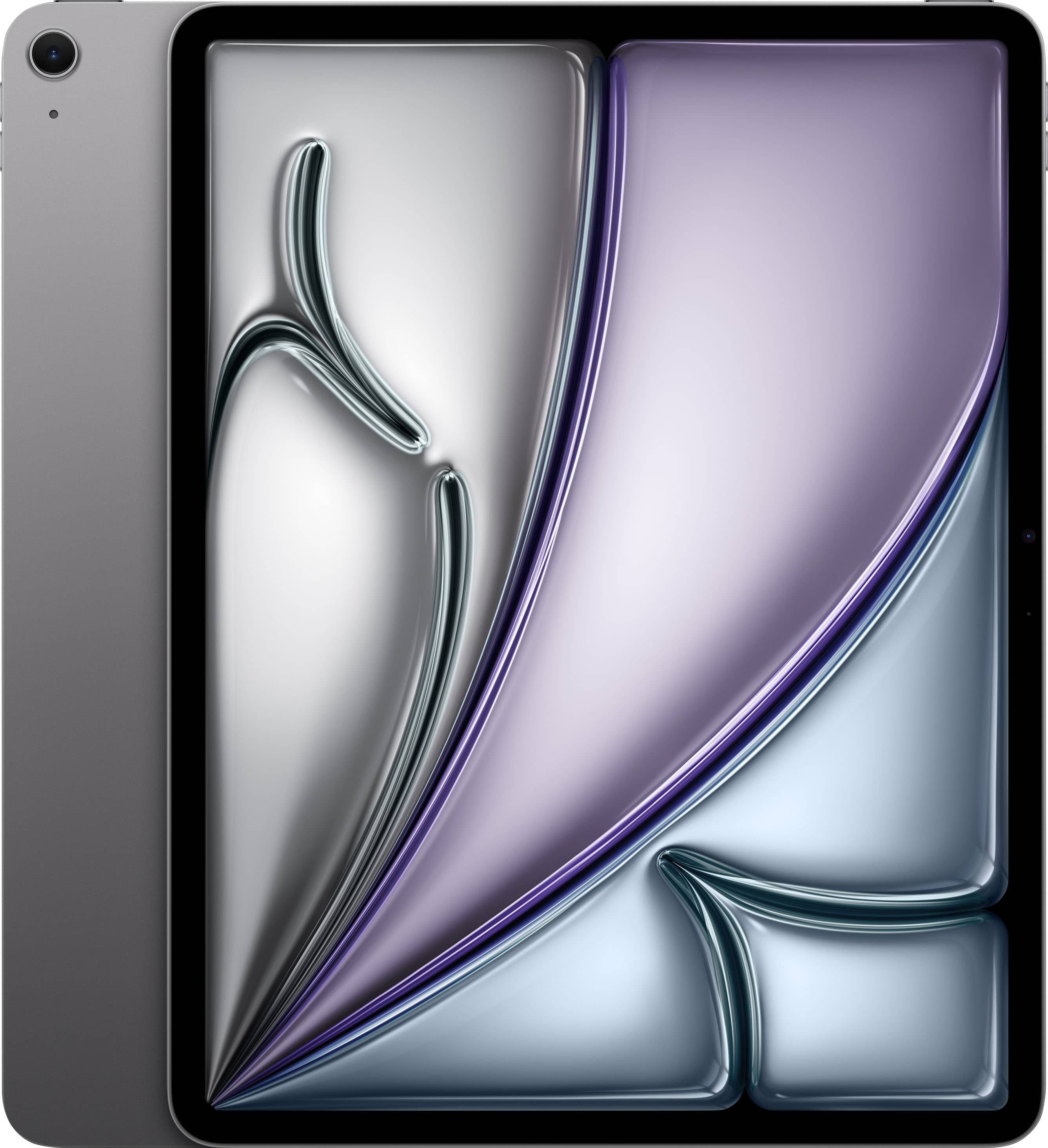 Apple iPad Air in Space Gray on a desk with accessories