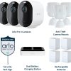 Arlo Pro 4 Security Camera Bundle 3 Cameras 2K Color Night-1