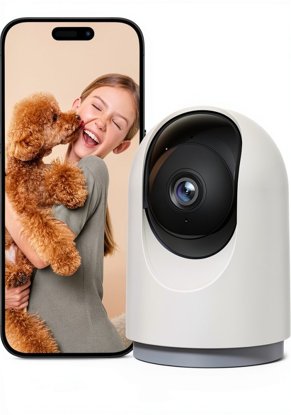 FINEAK Indoor 2K Security Camera Pan Tilt Motion Detection-0