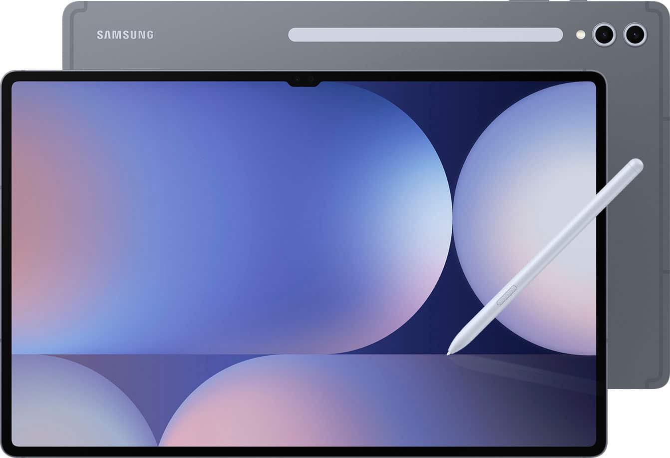 Samsung Galaxy Tab S10 Ultra displaying a multimedia interface