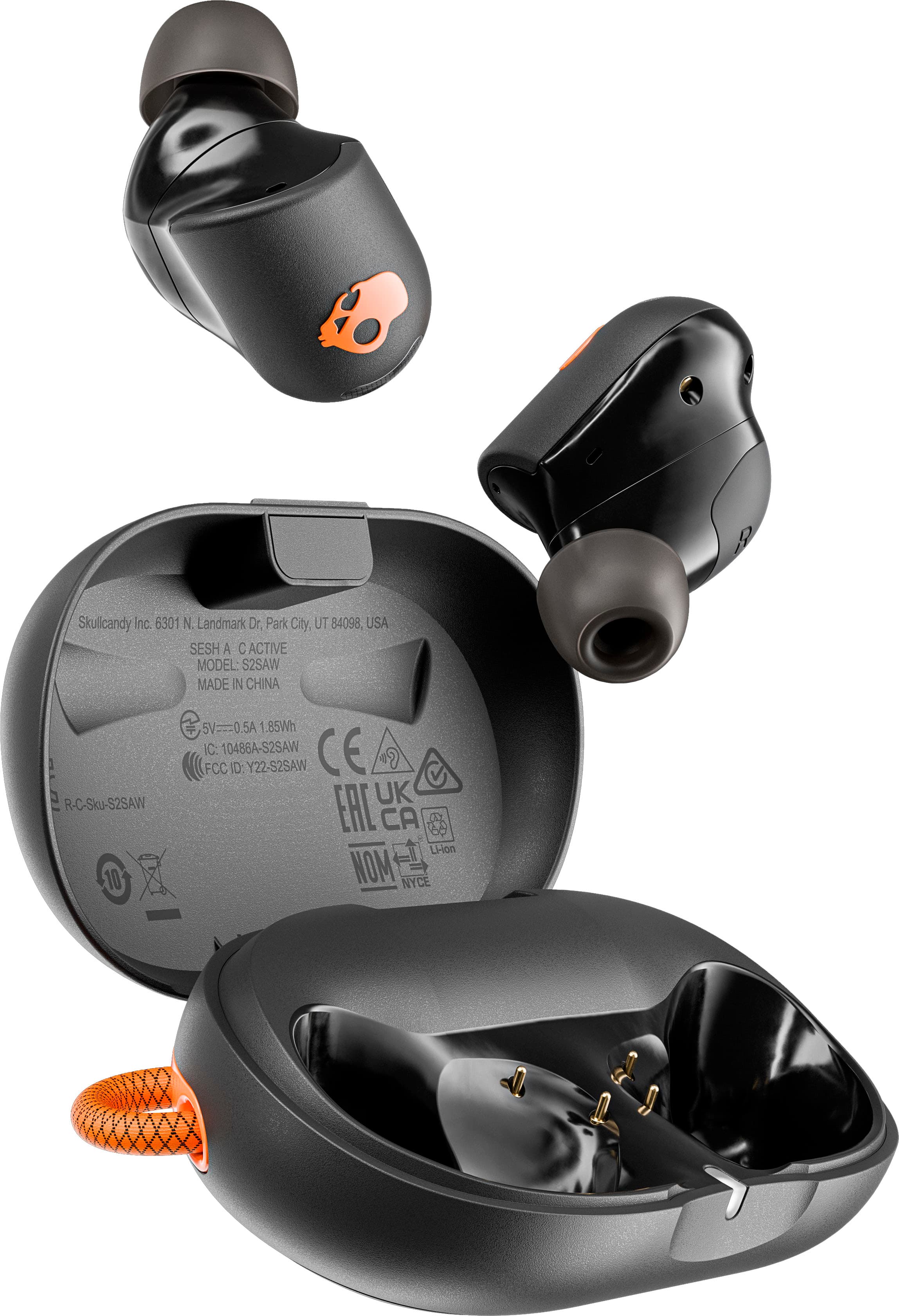 Skullcandy Sesh ANC earbuds in use during a workout