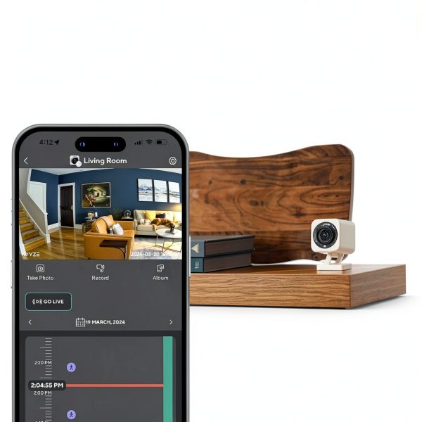 Wyze Cam v4 2.5K QHD WiFi Security Camera Color Night Vision-6