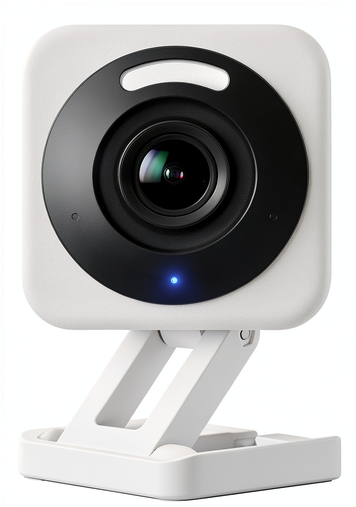 Wyze Cam v4 installed on a porch with clear daytime video