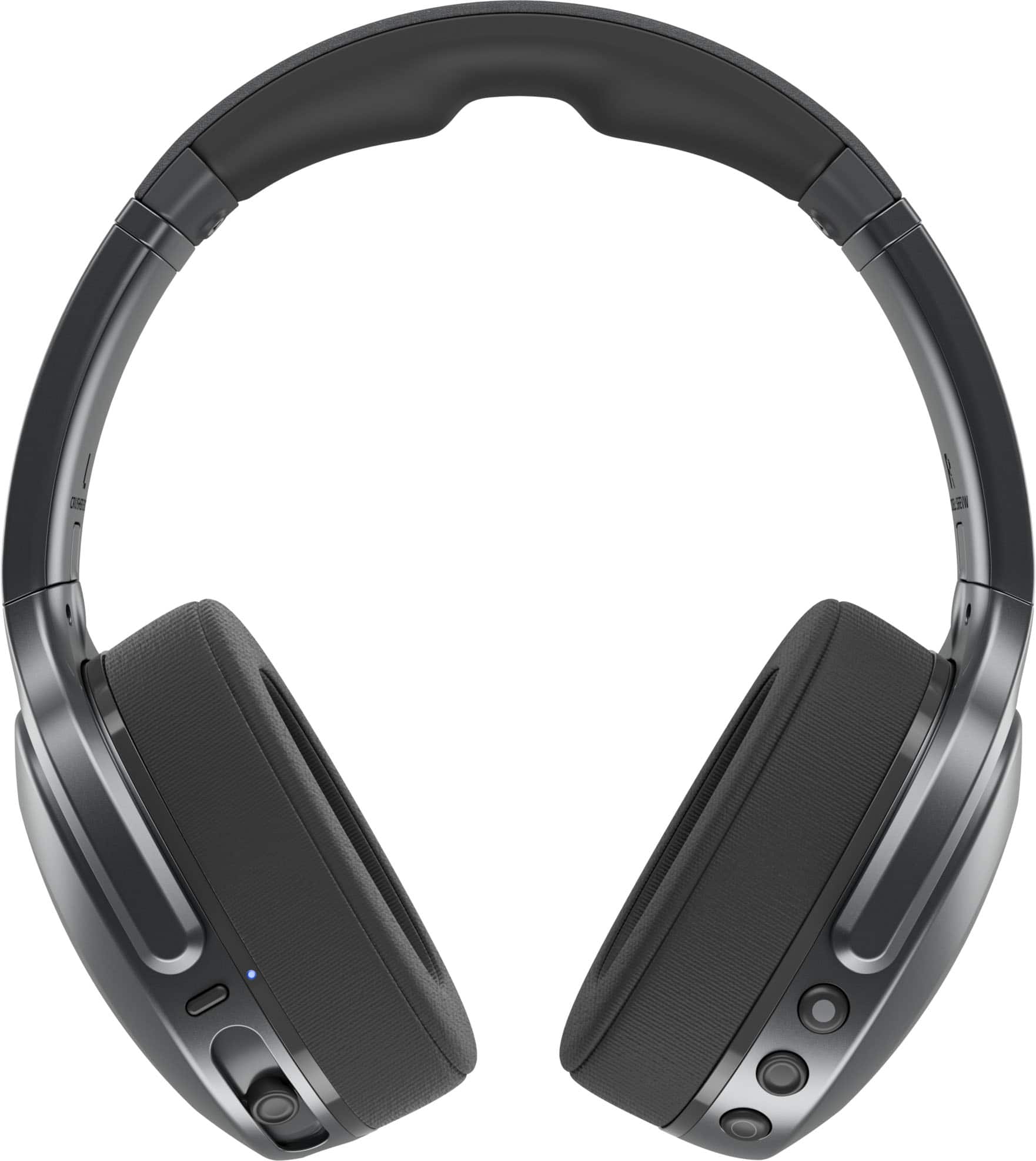 Installing Skullcandy Crusher 540 Active Wireless Headphones Bass on a wooden desk
