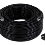 Night Owl Ethernet Cable Cat5e 100ft Black Industrial Use-0