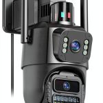 Cluzine 6MP Dual Lens Outdoor Security Camera AI Tracking-0
