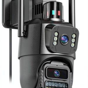 Cluzine 6MP Dual Lens Outdoor Security Camera AI Tracking-0