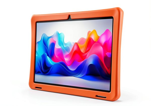 LINSAY Android 15 Tablet 10.1 Inch Octa Core 128GB Red-6