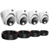 Night Owl 4 Camera Wired 2K Security Dome with 2 Way Audio-3