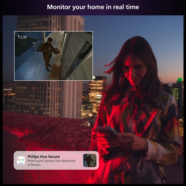 Philips Hue Wired Security Camera 1080p HD Live Stream-2