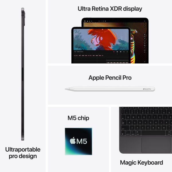 Apple iPad Pro M5 Chip OLED Display Silver 11 Inch-7