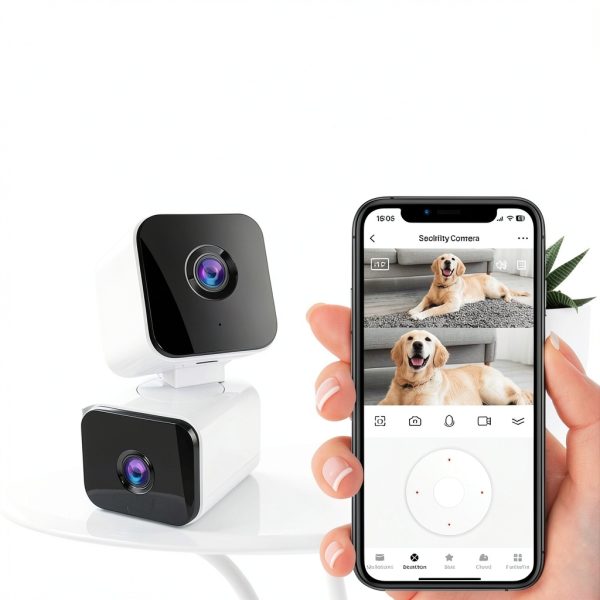Cluzine Tuya 4MP Dual Lens WiFi Camera Indoor Monitor-1