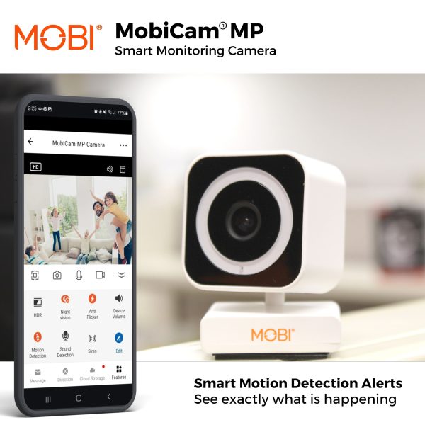 MobiCam MP Smart Home Office Camera 3MP Two Way Audio-3