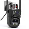 Cluzine 6MP Dual Lens Outdoor Security Camera AI Tracking-5