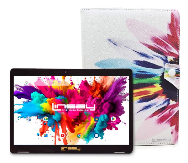 LINSAY 10.1 Inch Android 15 Tablet Octa Core 128GB Storage-0