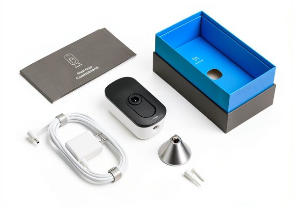 ecobee SmartCamera Voice Control Black White Home Security-1