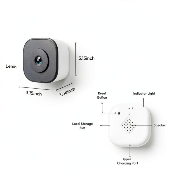 Parrot Uncle 2K Window Camera Home Security Color Night-12