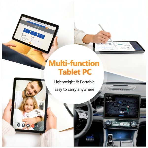 Qukenk Android 14 Tablet 10.1 Inch Octa Core 128GB RAM-6