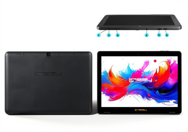 LINSAY 10.1 Octa Core 256GB Android 15 Tablet Keyboard-3