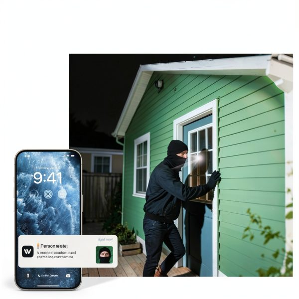 Parrot Uncle 2K Window Camera Home Security Color Night-8