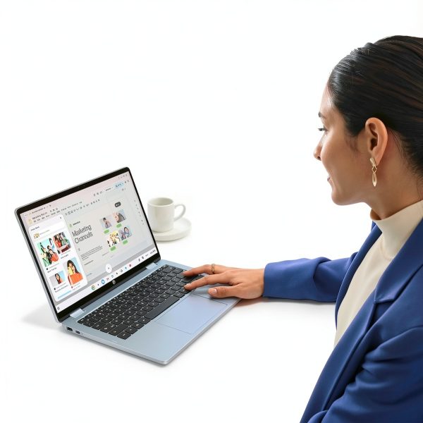 HP Chromebook 14 2K Touchscreen 2 in 1 Laptop Intel N150-14